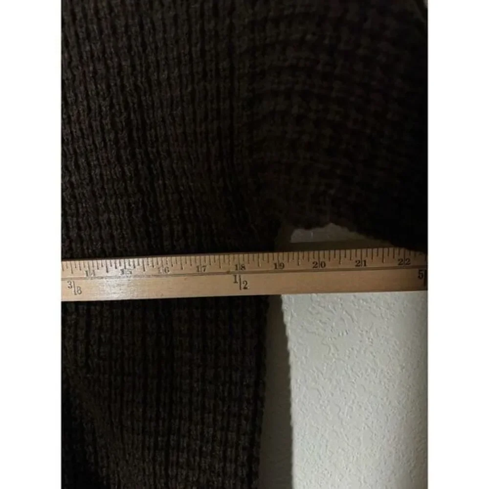 Michael Kors Brown Ribbed Knit Cardigan Toggle‎ Clasp Buttons Sz s